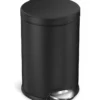 Simplehuman Afvalemmers - Afvalbak 4,5 L, Mat Zwart CW2091