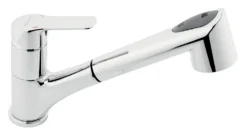 Novaservis Metalia 54 - Keukenkraan Met Uittrekbare Vuistdouche, Chroom 54081,0