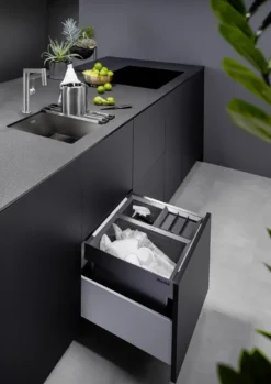 Blanco Flexon II - Inbouw Afvalemmer, Verdeeld, Inhoud 46 L 526643 -SANITINO WINKEL c1e5c9833bbbaa8f12ef0eb8