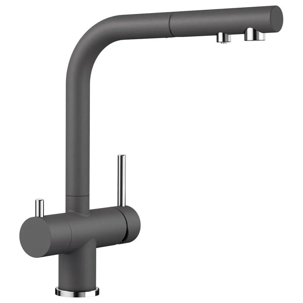 Blanco Fontas S II - Keukenkraan Met Uittrekbare Handdouche En Filter, Rock Grey 525207 3 Blanco Fontas S II - Keukenkraan Met Uittrekbare Handdouche En Filter, Rock Grey 525207
