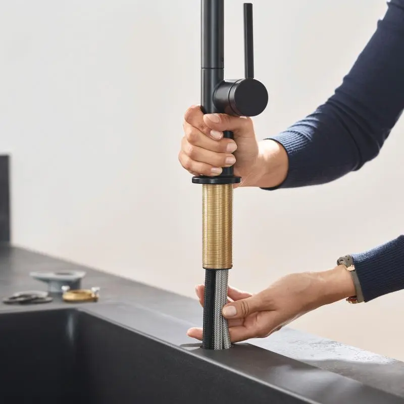 Hansgrohe M54 - Keukenkraan Talis Met Uittrekbare Sproeikop, SBox, Mat Zwart 72801670 7 Hansgrohe M54 - Keukenkraan Talis Met Uittrekbare Sproeikop, SBox, Mat Zwart 72801670 - Afbeelding 5