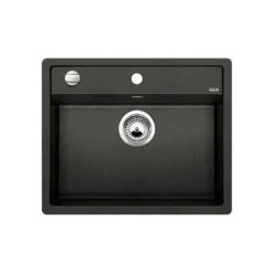 Blanco Dalago 6 - Silgranit Spoelbak, 62x51 Cm, Draaiknopbediening, Antraciet 514197