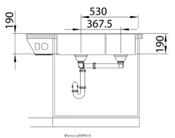Blanco Legra 8 - Silgranit Spoelbak, 78x50 Cm, Antraciet 526224 10 Blanco Legra 8 - Silgranit Spoelbak, 78x50 Cm, Antraciet 526224 -SANITINO WINKEL cecd9d53dafa439b10e5f853