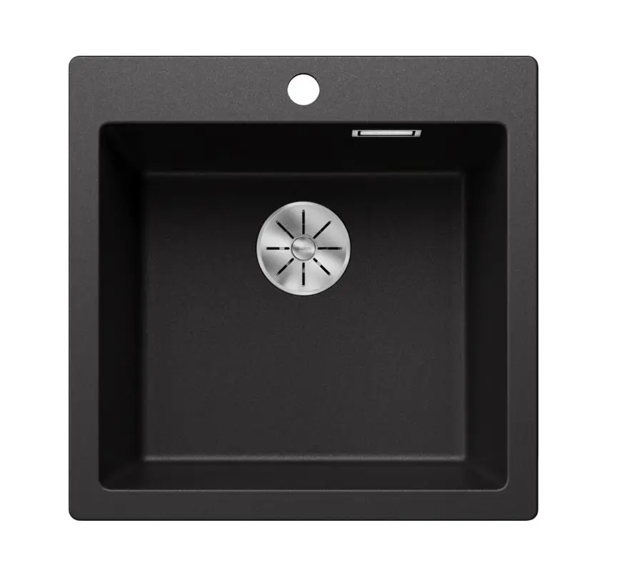 Blanco Pleon 5 - Silgranit Spoelbak, 52x51 Cm, Antraciet 521504 3 Blanco Pleon 5 - Silgranit Spoelbak, 52x51 Cm, Antraciet 521504
