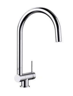 Blanco Coressa F - Keukenkraan, Neerklapbaar Onder Raam, Chroom 521543