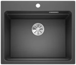 Blanco Etagon 6 - Silgranit Spoelbak, 60x51 Cm, Met Verschuifbare Rails, Antraciet 524539