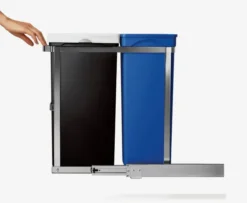 Simplehuman Afvalemmers - Uitschuifbare Recyclebak Voor Onder Het Aanrecht 20/15 L CW1016 -SANITINO WINKEL d7a79893537eb294d06c50ae 1