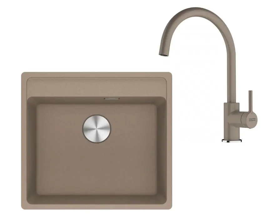 Franke Sets - Keukenset G274KA, Fragraniet Spoelbak MRG 610-52 RTL En Keukenkraan FC 6018.424, Cashmere 114.0700.786 3 Franke Sets - Keukenset G274KA, Fragraniet Spoelbak MRG 610-52 RTL En Keukenkraan FC 6018.424, Cashmere 114.0700.786