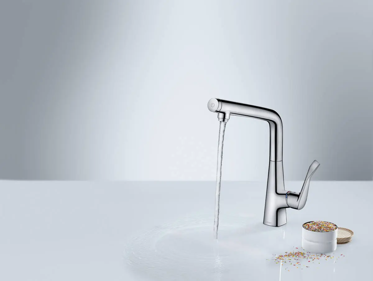 Hansgrohe Metris New - Keukenkraan, Select, Chroom 14883000 6 Hansgrohe Metris New - Keukenkraan, Select, Chroom 14883000 - Afbeelding 4