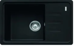 Franke Malta - Fragraniet Spoelbak BSG 611-62, 62x44 Cm, Mat Zwart 114.0661.515