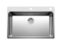 Blanco Etagon 700 - Spoelbak, 74x50 Cm, Met Draaiknopbediening En Verschuifbare Rails, Rvs 524274