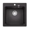 Blanco Naya 5 - Silgranit Spoelbak, 52x51 Cm, Antraciet 526579