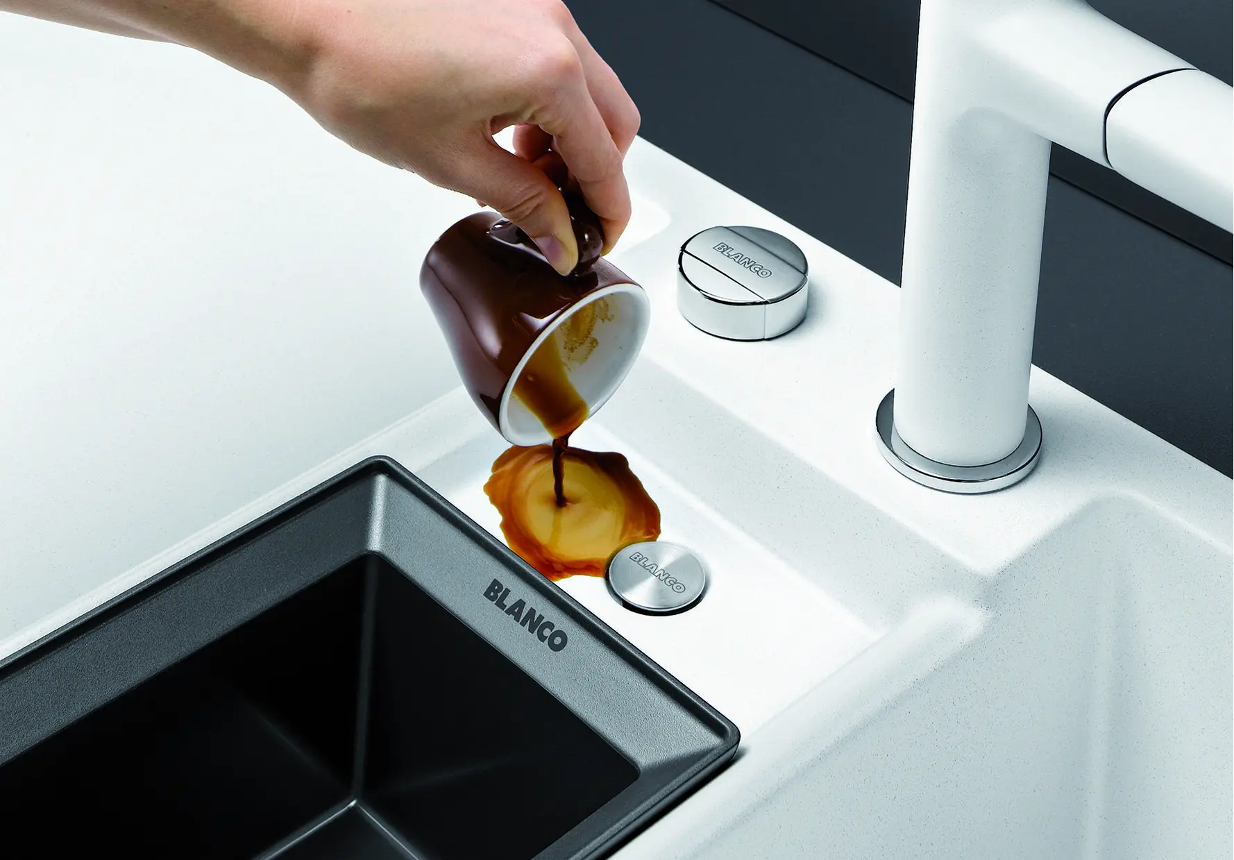 Blanco Collectis 6 - Silgranit Spoelbak, 100x51 Cm, Met Draaiknopbediening En Met Accessoires, Wit 523348 7 Blanco Collectis 6 - Silgranit Spoelbak, 100x51 Cm, Met Draaiknopbediening En Met Accessoires, Wit 523348 - Afbeelding 5