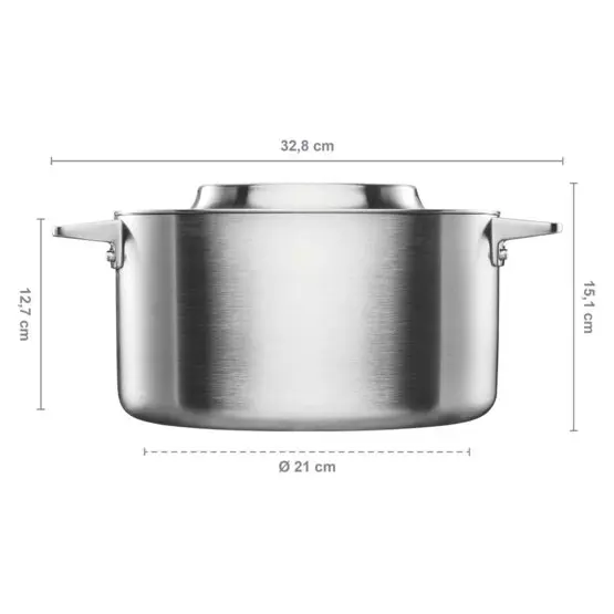 FISKARS Keukenapparatuur - Pan Met Deksel, Inhoud 5 L 1067640 4 FISKARS Keukenapparatuur - Pan Met Deksel, Inhoud 5 L 1067640 - Afbeelding 2