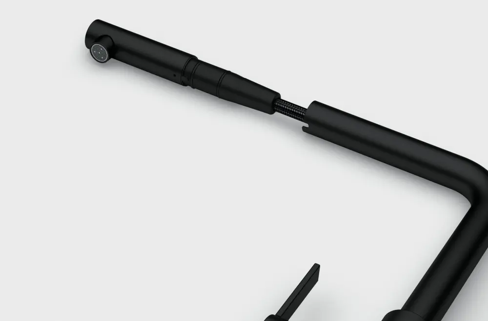 Franke Maris Slim - Keukenkraan FS 2842.901, Met Uittrekbare Vuistdouche, Mat Zwart 115.0728.394 6 Franke Maris Slim - Keukenkraan FS 2842.901, Met Uittrekbare Vuistdouche, Mat Zwart 115.0728.394 - Afbeelding 4