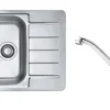 Alveus Sets - Set Spoelbak Line 110, Keukenkraan Riviera + Cadeau, Chroom SETA741 -SANITINO WINKEL e0da6c5cb33eb3ef721077f7