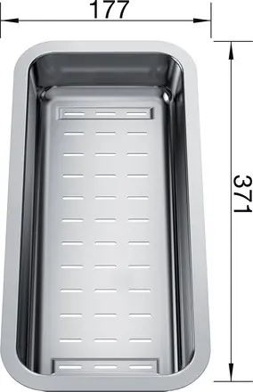 Blanco Accessoires - Inzetbakje Voor Dalago Spoelbak, Rvs 226189 4 Blanco Accessoires - Inzetbakje Voor Dalago Spoelbak, Rvs 226189 - Afbeelding 2