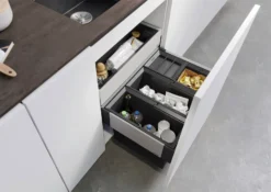 Blanco Select - Inbouw Afvalemmer, Met Scheidingswand, Inhoud 42 L 526211 -SANITINO WINKEL e2ff632b91a419c976f712d4