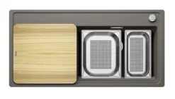 Blanco Zenar XL 6 - Silgranit Spoelbak, 99x50 Cm, Met Afvoerbediening En Toebehoren, InFino, Grijs 527376 -SANITINO WINKEL e3d43fa3cedef131aeaf2561