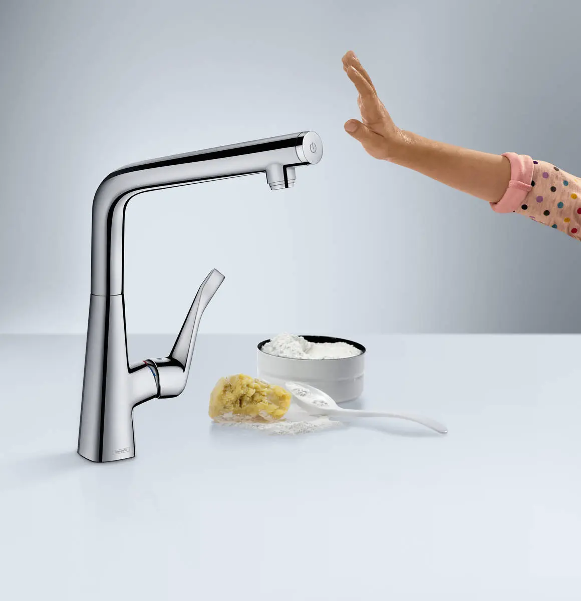 Hansgrohe Metris New - Keukenkraan, Select, Chroom 14883000 5 Hansgrohe Metris New - Keukenkraan, Select, Chroom 14883000 - Afbeelding 3