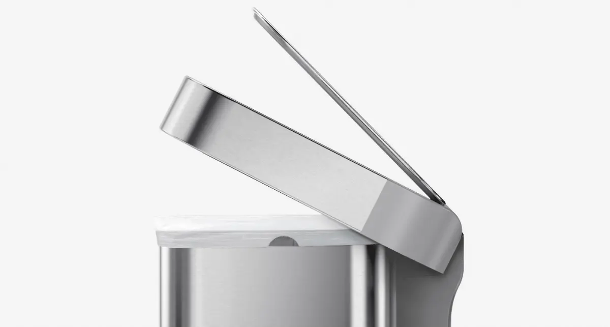 Simplehuman Afvalemmers - Pedaalemmer Met Zakenhouder, 45 L, Gebrosteld Rvs CW2024 7 Simplehuman Afvalemmers - Pedaalemmer Met Zakenhouder, 45 L, Gebrosteld Rvs CW2024 - Afbeelding 5