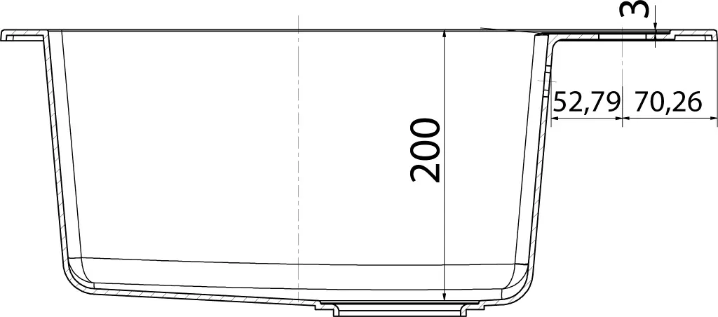 Franke Sirius - SID 610 Tectonite Spoelbak, 56x53 Cm, Zwart 114.0264.011 6 Franke Sirius - SID 610 Tectonite Spoelbak, 56x53 Cm, Zwart 114.0264.011 - Afbeelding 4