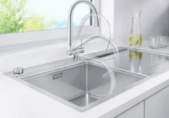 Blanco Coressa F - Keukenkraan, Neerklapbaar Onder Raam, Chroom 521543 -SANITINO WINKEL e8926d9f77ccb8a0560ba985