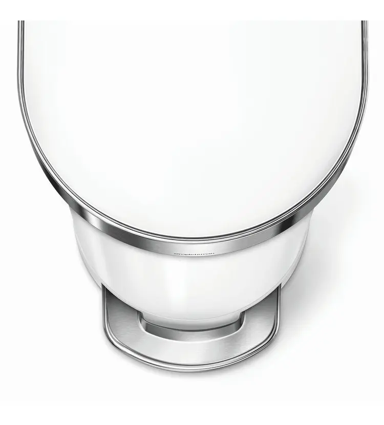 Simplehuman Afvalemmers - Afvalbak Slim 45 L, Wit CW2069 7 Simplehuman Afvalemmers - Afvalbak Slim 45 L, Wit CW2069 - Afbeelding 5