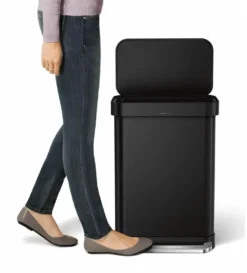 Simplehuman Afvalemmers - Afvalbak 55 L, Met Tasvak, Matzwart CW2103 -SANITINO WINKEL ebcb2fcbbd6193b88ea43d02