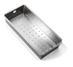 Alveus Accessoires - Bakje Voor In De Spoelbak, 420x190x72 Mm, Geperforeerd, Roestvrij Staal 1119835