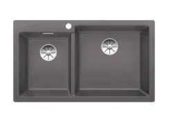 Blanco Pleon 9 - Silgranit Spoelbak, 86x50 Cm, Grijze Rots 523058