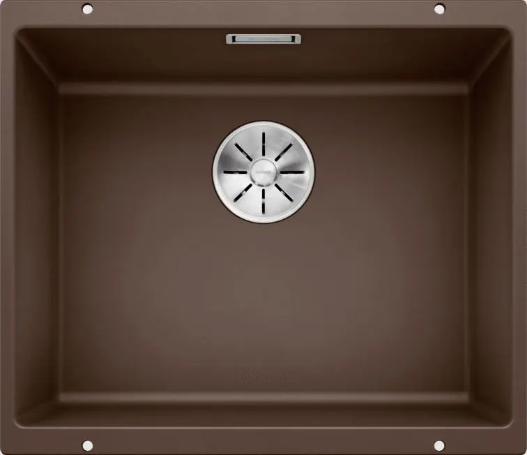 Blanco Subline 500 - Silgranit Spoelbak, 53x46 Cm, InFino, Koffie 523441 3 Blanco Subline 500 - Silgranit Spoelbak, 53x46 Cm, InFino, Koffie 523441