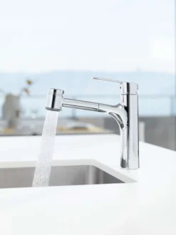 Hansa Ronda - Keukenkraan Met Uittrekbare Vuistdouche, Chroom 03382273 7 Hansa Ronda - Keukenkraan Met Uittrekbare Vuistdouche, Chroom 03382273 -SANITINO WINKEL f7448b83698c476c132f701a