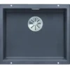Blanco Subline 500 - Silgranit Spoelbak, 53x46 Cm, InFino, Rock Grey 523433 -SANITINO WINKEL fc1e4575f8b16a75b9a5a746