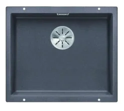 Blanco Subline 500 - Silgranit Spoelbak, 53x46 Cm, InFino, Rock Grey 523433