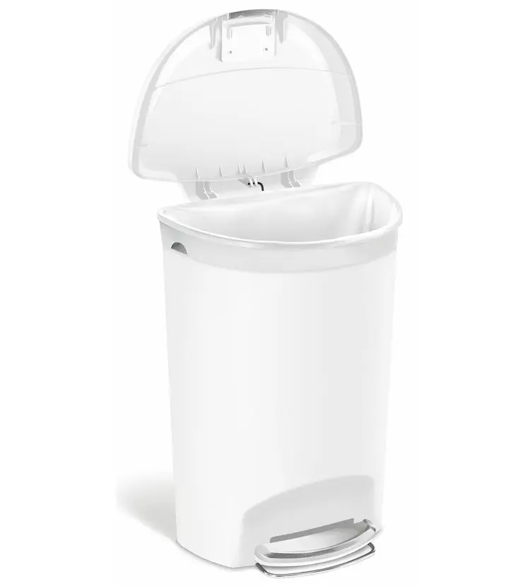 Simplehuman Afvalemmers - Afvalbak 50 L, Wit CW1356 5 Simplehuman Afvalemmers - Afvalbak 50 L, Wit CW1356 - Afbeelding 3